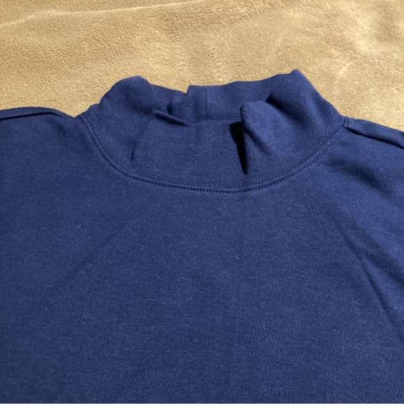 NWOT Vintage Studio Works Mock Neck Knit Top Size XL - Picture 7 of 10